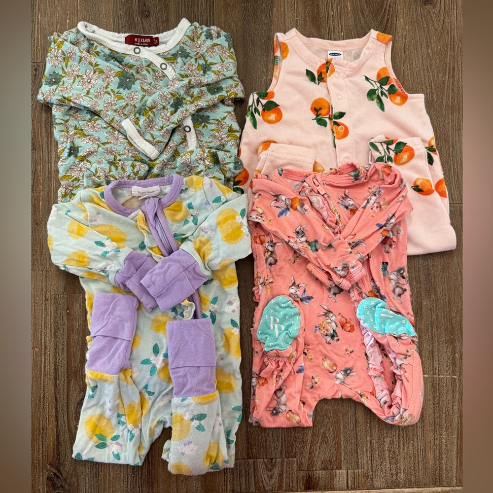 Posh peanut, angel dear, old navy & milkbarn baby girl various sizes